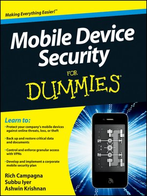 cover image of Mobile Device Security For Dummies